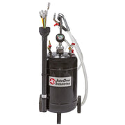 JohnDow Industries Fluid Evacuator, 6 Gallon Steel Tank, Venturi Vacuum System, 7-Foot Suction Hose with 6 Probes and 3 Adapters, Quick Disconnect Evacuation Hose, Portable