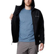 Columbia Ascender II Hooded Softshell Jacket for Men - Black - XL