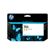 HP 745 130-ml DesignJet Yellow Ink Cartridge for Z2600 and Z5600 Printers, F9J96A