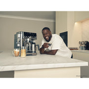 Ninja Luxe Cafe Premier Series Espresso Machine, 3-in-1 Espresso, Drip Coffee, Rapid Cold Brew, Integrated Conical Burr Grinder, Hands-Free Dual Froth System, Gunmetal Gray, ES601GM