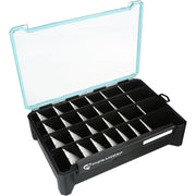 Evolution Outdoor BallistiX Hangr 3.7D Tackle Tray, Waterproof, Angled Snap-N-Lock Divider System, Anti-Corrosion, Black, BLXHGR37