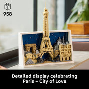 LEGO Architecture Paris City of Love Building Set, 958 Pieces, Multicolor, Ages 18 and Up, 6588556
