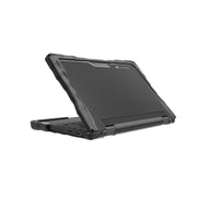 Gumdrop Cases DropTech Custom Protective Chromebook Case for Lenovo 500e 500w Yoga Gen 4, Military-Grade Drop Protection, Transparent, Black, 01L011