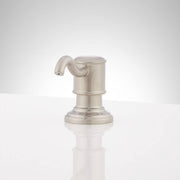 Vintage Hook Style Soap or Lotion Dispenser - Brushed Nickel