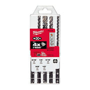 Milwaukee 48-20-7498 SDS-Plus 4Ct Mx4 Kit (5-Piece)