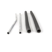 Skywalker Trampolines Single Enclosure Pole Set, Weather-Resistant Galvanized Steel, 4 Count with Foam Sleeves, PK0018