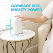 Fridababy 3-in-1 Air Purifier, Sound Machine, & Nightlight, White - Simply Plug In