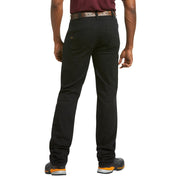 Ariat Rebar M4 Made Tough Relaxed DuraStretch Double-Front Straight-Leg Pants for Men - Black - 34x30