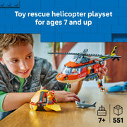 LEGO City Coast Guard Helicopter Building Toy, 551 Pieces, Multicolor, Ages 7+, 6585656