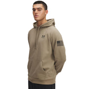 Under Armour Freedom Flag Long-Sleeve Hoodie for Men - Federal Tan - M