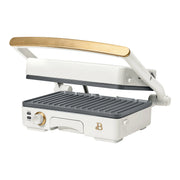 Beautiful 19392 2-in-1 Panini Press & Grill, White Icing