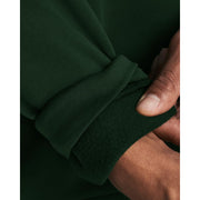 Under Armour Mens Armourfleece 1/4 Zip Fleece Outerwear Jacket, Lightweight Breathable Warmth, Forest Green Black, 3XL, 1373358