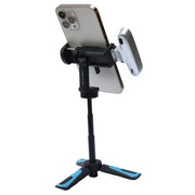 Pictar Telescopic Phone Tripod Stand, Adjustable Aluminum Dual-Tube Design, Compact Black, MW-PT-TMT MT 15