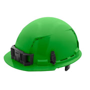 Milwaukee 48-73-1226 BOLT Green Type 1 Class C Front Brim Vented Hard Hat with 6 Point Ratcheting Suspension