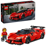 LEGO Speed Champions Ferrari SF90 XX Stradale Sports Car Building Set, 339 Pieces, Multicolor, Ages 9+, 6588747