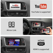Road Top CP-ZL-AUDI-Q5U Wireless Carplay Android Auto Retrofit Kit for Audi Selected Models with Camera Support