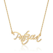 Tingn 14K Gold Filled Ivy Name Necklace Personalized Jewelry for Women Teen Girls