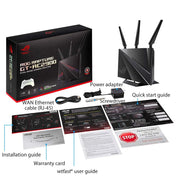 ASUS ROG Rapture GT-AC2900 Dual Band Wi-Fi Gaming Router, 2.9Gbps Wireless, NVIDIA GeForce Now Recommended, Aura RGB Lighting, AiMesh Compatible