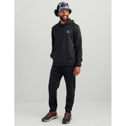 HUK Coldfront+ Men's Performance Fishing Hoodie, Warming Fibers, Moisture Transport, Adjustable Hood, Heather Black, XX-Large, H1300093