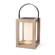 MM P VIPRB-611.0132.000 Porte LED Solar Table/Floor Lantern, Faux Leather Handle
