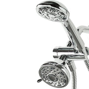 Mainstays L58302-057B 3-Setting Luxury Shower Combo, with 19 Possible Flow Combinations, Chrome