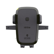 iOttie Easy One Touch Wireless Mini Dashboard & Windshield Mount, Black Plastic