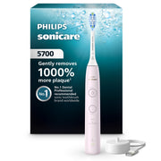 Philips Sonicare 5700 Series Electric Toothbrush, Next-Generation Sonicare Technology, Pressure Sensor, 6 Brushing Settings, SmartTimer, BrushPacer, 21-Day Battery Life, Light Pink, HX7132/01
