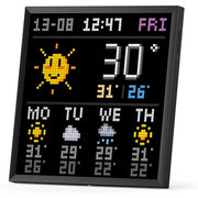 Divoom Pixoo64 Pixel Display, 64x64 RGB Self-Programmable LED Screen, Sandstone