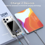 Btootos Magnetic Wireless Portable Charger 10000mAh Power Bank with PD 20W Fast Charging USB-C In & Out Battery Pack Compatible with MagSafe for iPhone 17 to 13 Series and Android Devices