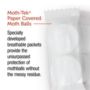 Willert Home Products Enoz Cedar Scented Moth Ball Packets, Moth Killer for Closets and Storage, 6 oz, 6 Count