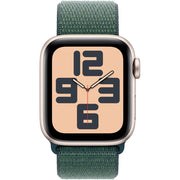 Apple Watch SE 2 40mm Starlight Aluminum - Lake Green Sport Loop MXEH3LL/A