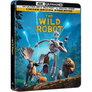 Dreamworks Animated The Wild Robot Steelbook 4K Ultra HD Blu-ray Family Animation Adventure Comedy PG Rated 1008761188