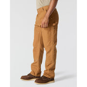 Carhartt Iconic B01 Firm Duck Double-Front Dungaree Work Utility Pants, Carhartt Brown, W33 x L32, 106679