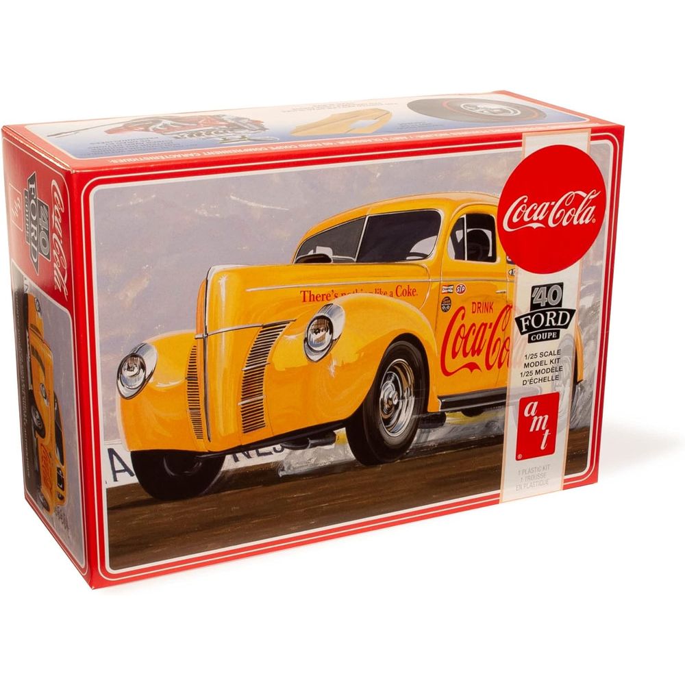 Amt 1940 Ford Coupe Coca-cola Die Cast 1 25 Scale – Vipoutlet