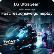 LG UltraGear 27-Inch QHD 2560x1440 1000R Curved VA Gaming Monitor, 180Hz Refresh Rate, 1ms Response Time, HDR10, AMD FreeSync, Black
