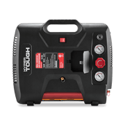 Hyper Tough Wall-Mount Air Compressor, 0.6-Gallon, 1.0 HP, 150 PSI, Oil-Free Pump, Quick Connect Coupler, Built-In Pressure Gauge, Adjustable Regulator, VACW1002BGMG