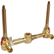 Newport Brass 2-Valve Rough-In Shower Valve, High Torque Cartridge, 1/2 Inch NPT Connection, Brass Finish, 1-532T