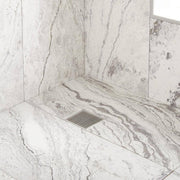 Brushed Stainless Steel Square Shower Drain, Removal Tool and Filter, CUPC & UPS Approved -4