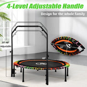 Heromate FT-48-CF-01 48 in Fitness Trampoline, Rebounders Bearing 550 lbs, Large Resilience