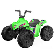 Flybar Kid Trax 12V Glow ATV Ride-On Toy, Green, Rechargeable Battery, LED Lights, Ages 3-6
