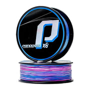 Nomad Design Panderra 8X Multi-Color Braid Fishing Line, 300 Yards, 20-lb Test, Premium Japanese PE Fiber, Hydroslick Coating, Micro Weave Technology, PD20-300