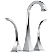 Brizo 65430LF-PC Virage Bathroom Faucet Vessel Double Handle Widespread with Metal Lever Handles, Chrome