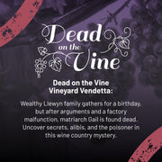 Hunt A Killer Dead on the Vine Murder Mystery Board Game, Interactive Detective Experience, Medium Difficulty, 1-5 Players, 4-6 Hours Gameplay