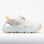 HOKA Women's Hopara 2 Hiking Shoes, Amphibious Lightweight Design, Alabaster/Snow Melt, Size 9.5M, 1147670-ANW