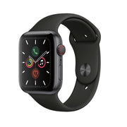 Apple Watch Gen 5 Series 5 Cell 44mm Space Gray Aluminum - Black Sport Band MWW12LL/A