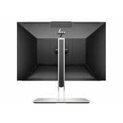 HP E24mv G4 23.8in Full HD IPS LCD Conferencing Monitor with 5MP Tilt-Adjustable Webcam, Built-In Speakers, Four-Way Ergonomic Adjustments, Black/Silver