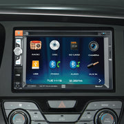 Dual Electronics XDVDSPK2 Double DIN Car Stereo CD/DVD Combo with 6.2-Inch Touchscreen and Two 6.5-Inch Speakers, Black