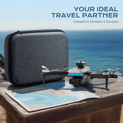 KMT Drone with 4K FPV Camera, Brushless Motor, 40-Min Flight Time, Headless Mode, 360 Flip, Foldable Design, Silver