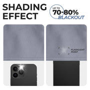 Home City Inc. Superior Solid Room Darkening Curtain Set, Stone Blue, 2-Pack, 42 x 96 in