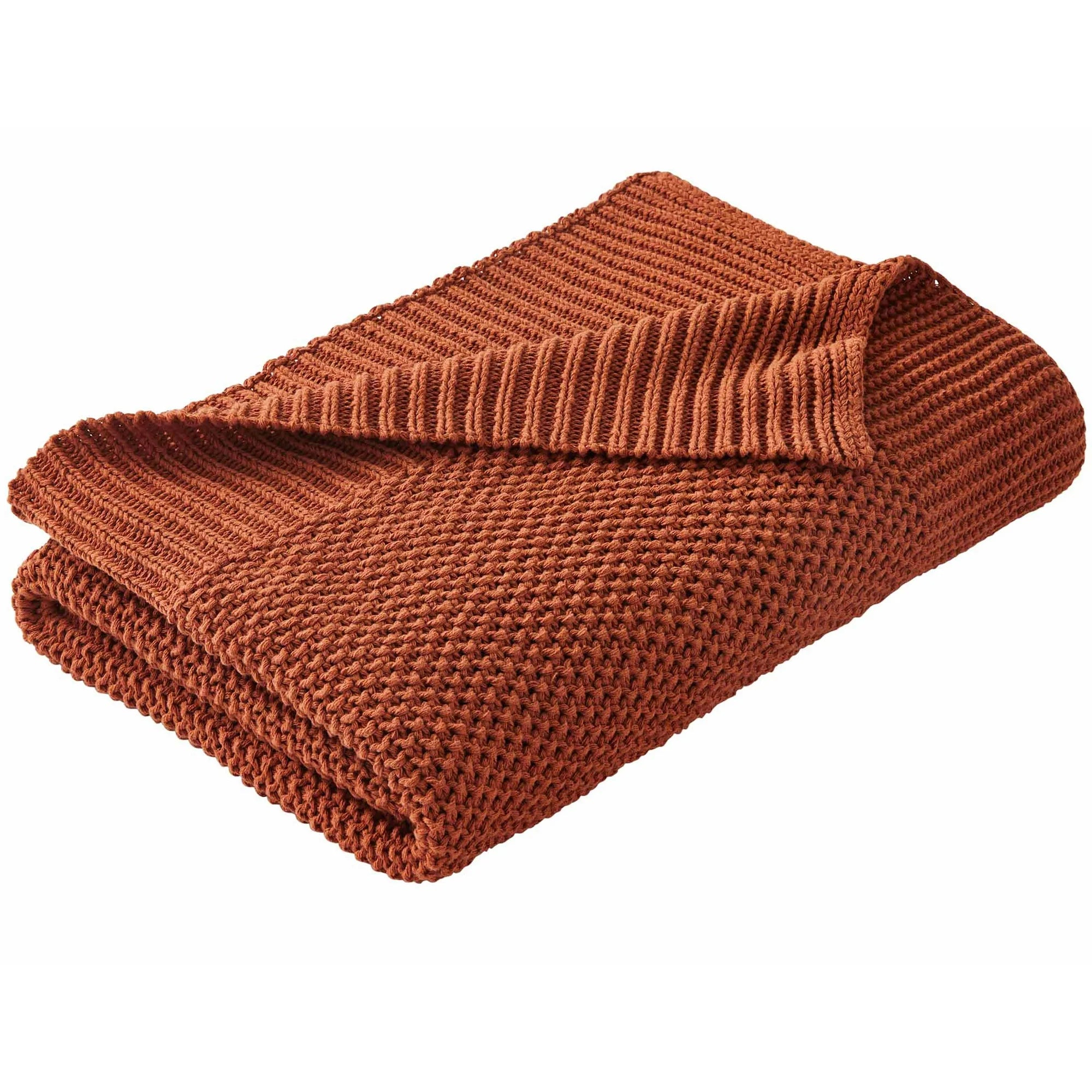 Better Homes & Gardens Knitted Throw, Rust – VIPOutlet